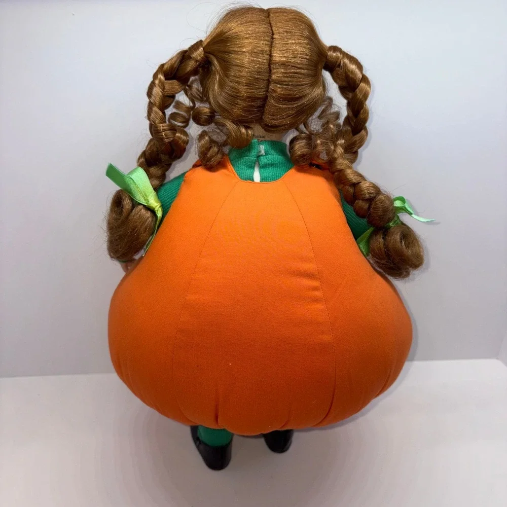 Vintage 1993 Lil' Punkin Hamilton Collection Porcelain Doll Halloween Girl 15